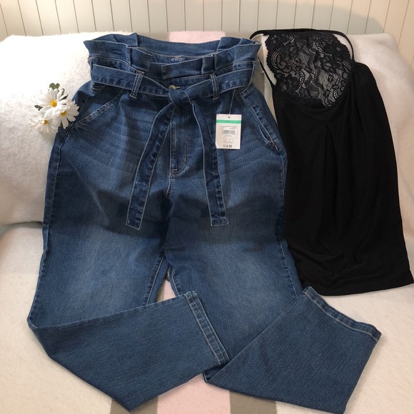 Energie Denim - ENERGIE Hi-Rise Paperbag Waist Straight Jeans 17